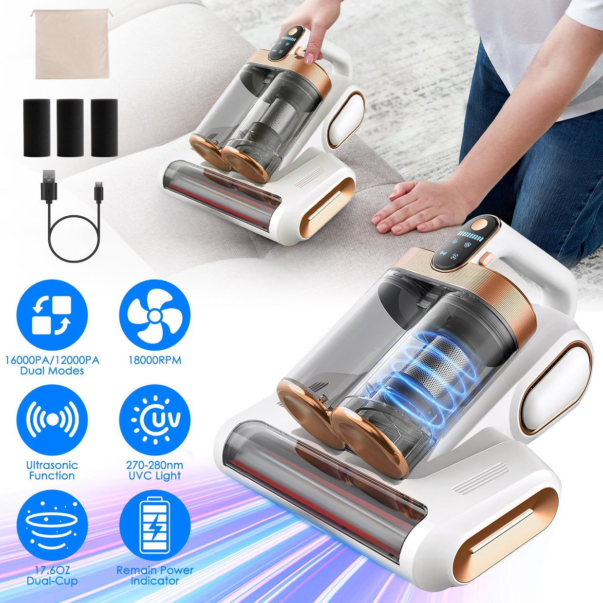 Ovi Bed & Fabric Vacuum